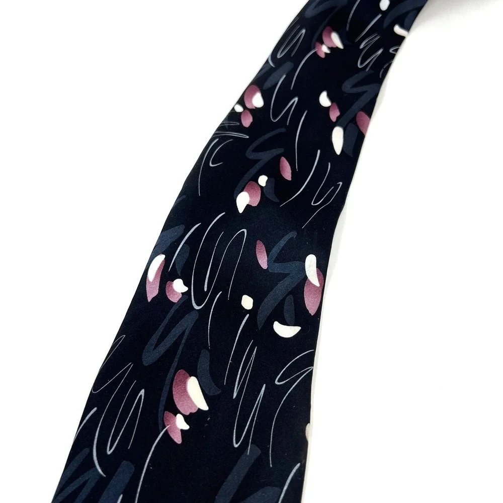 J Garcia Silk Big Bird Limited Edition Men's Tie Abstract Lightweight Mulitcolor
